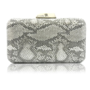 Banket Satin Snakeskin Grain Clutches Aftenpose