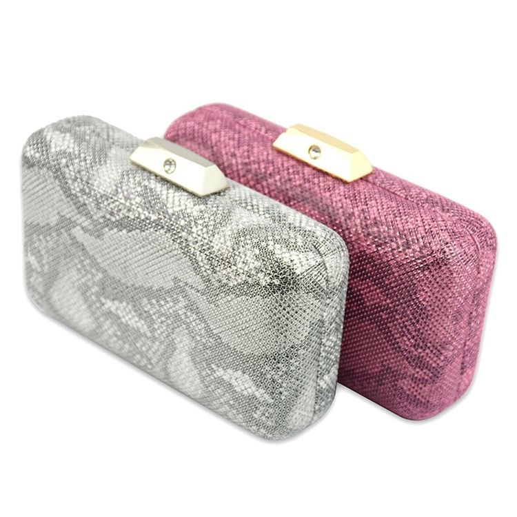 Banket Satin Snakeskin Grain Clutches Aftenpose