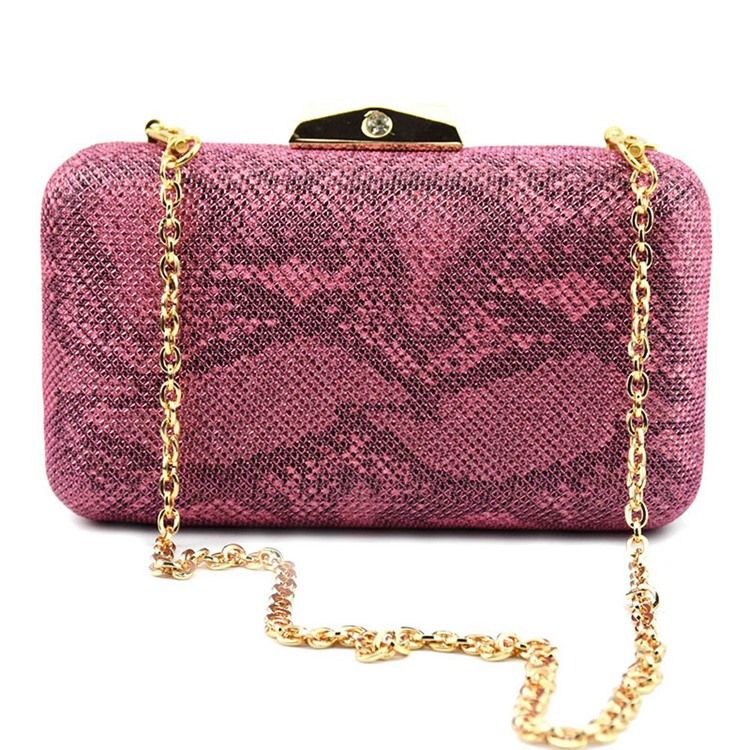 Banket Satin Snakeskin Grain Clutches Aftenpose