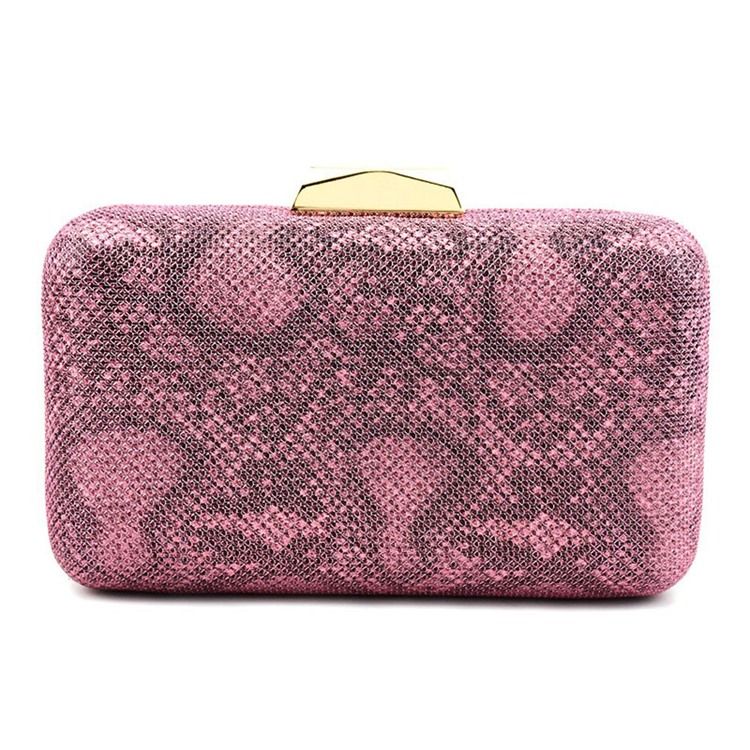 Banket Satin Snakeskin Grain Clutches Aftenpose