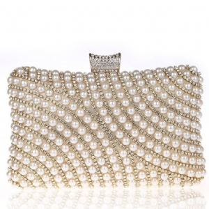 Graceful Beaded Clutch