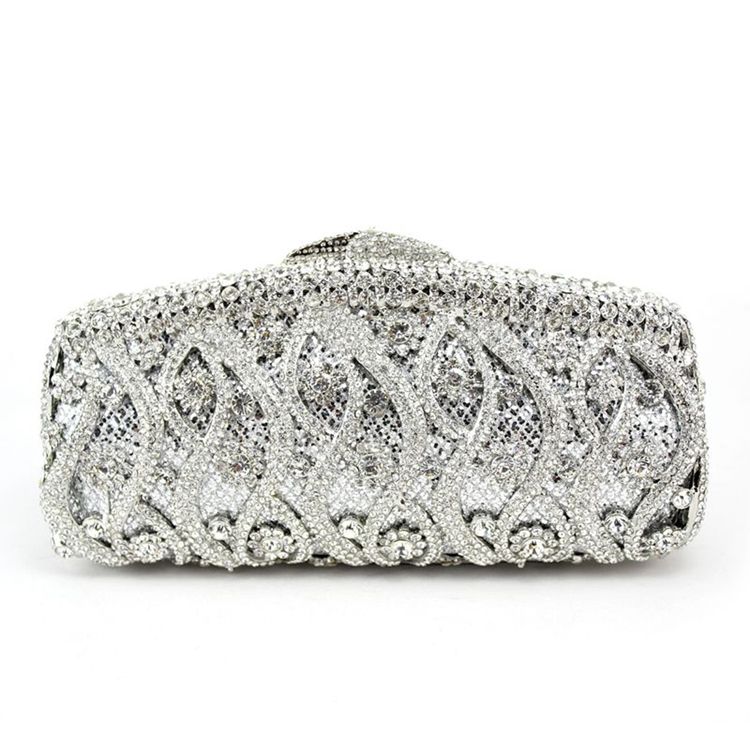 Luksuskæde Rhinestone Clutch