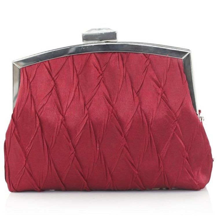 Noble Geometrisk Plaid Rhinestone Evening Clutch