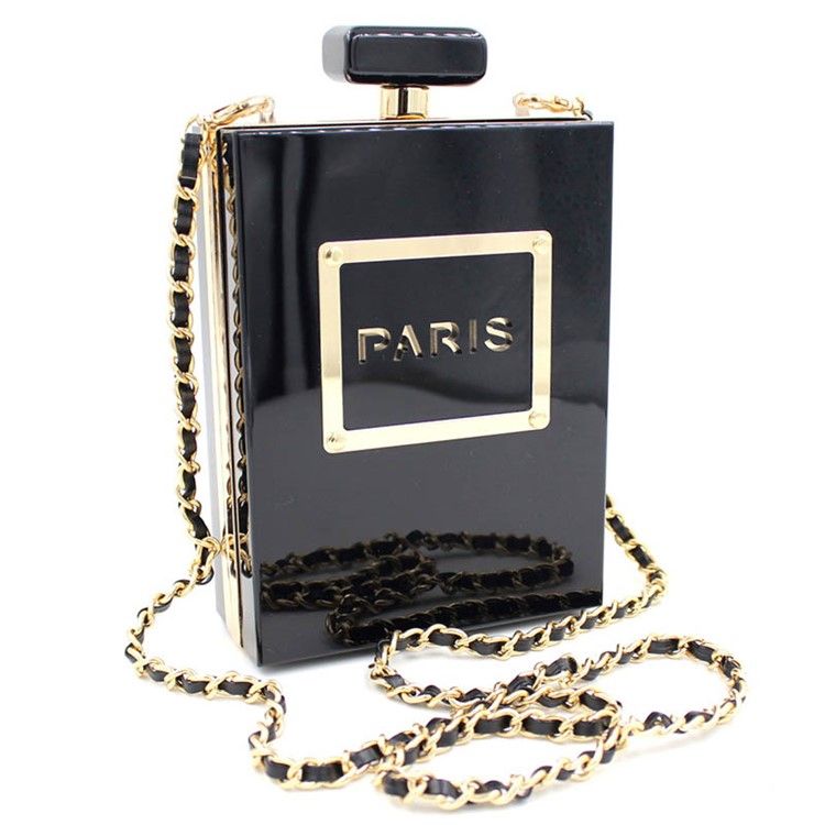 Perfume Design Chain Mini Clutch