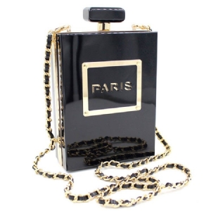 Perfume Design Chain Mini Clutch