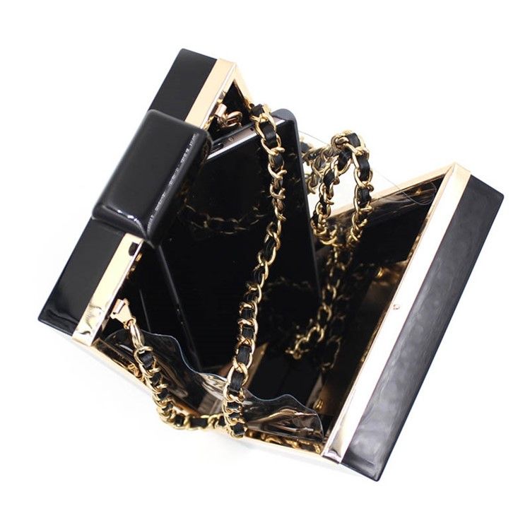 Perfume Design Chain Mini Clutch