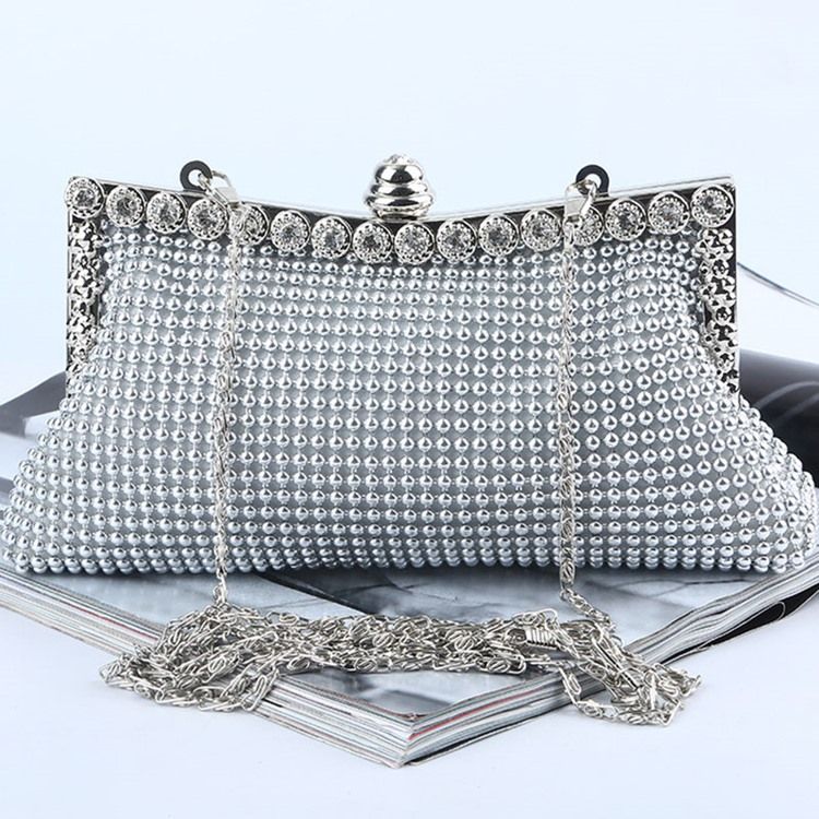 Plain Rhinestone Banquet Clutches Aftentasker