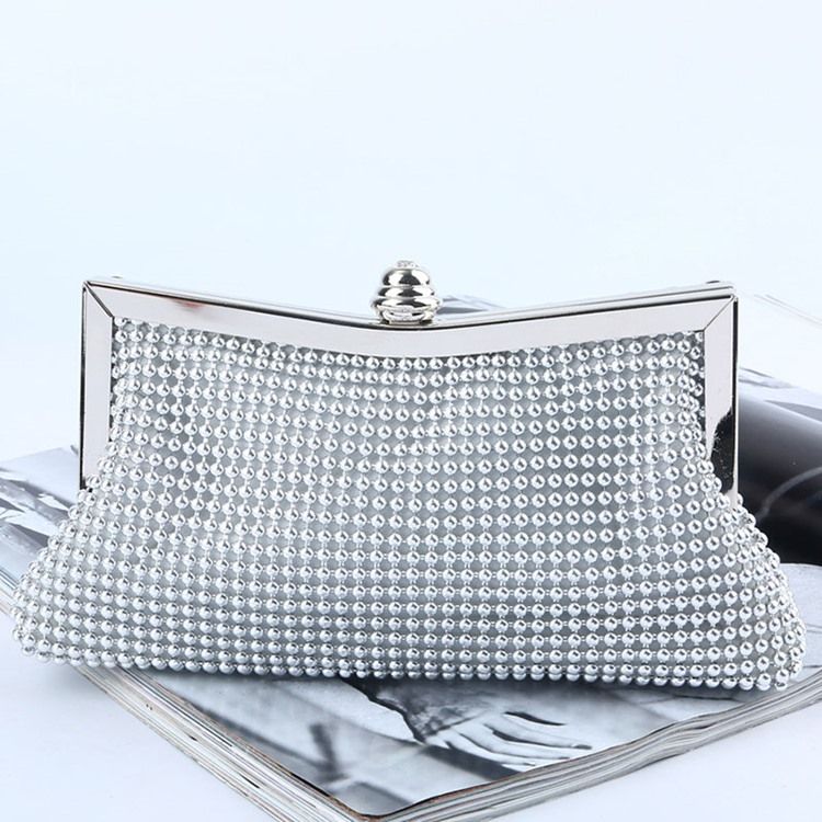 Plain Rhinestone Banquet Clutches Aftentasker