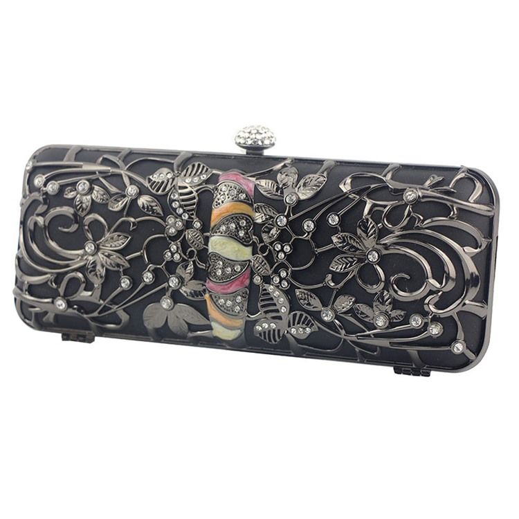 Rektangel Alsidige Rhinestone Clutches Aftentasker