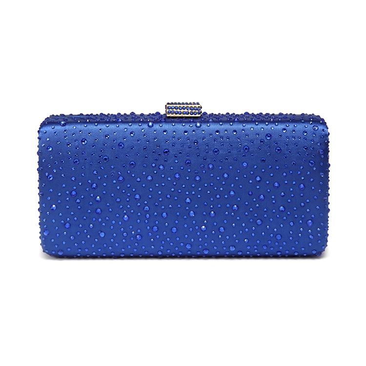 Rhinestone Raindrop Design Mini Crossbody Taske