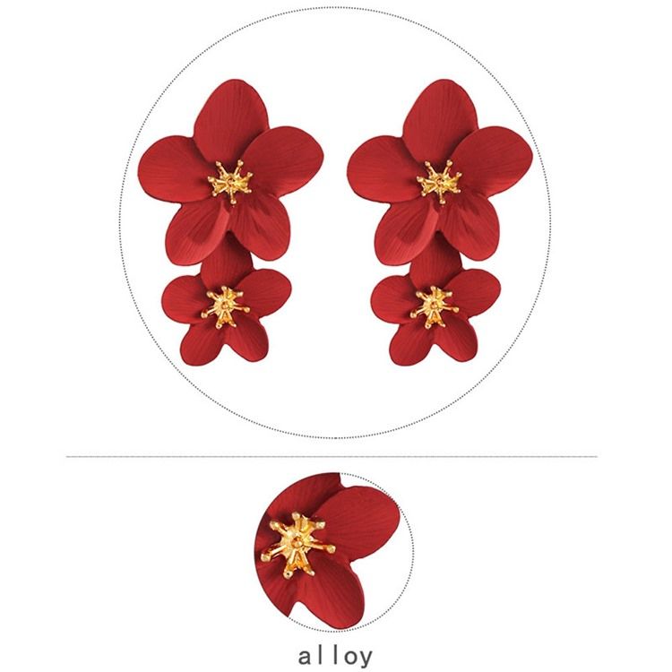 Blomsterlegeringsøreringe