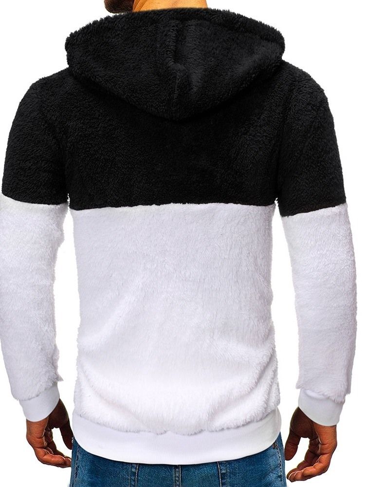 Pullover Pocket Fleece Casual Hættetrøjer Til Mænd