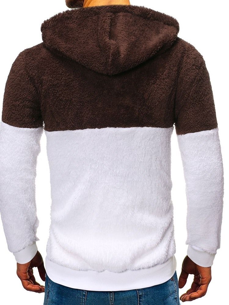 Pullover Pocket Fleece Casual Hættetrøjer Til Mænd