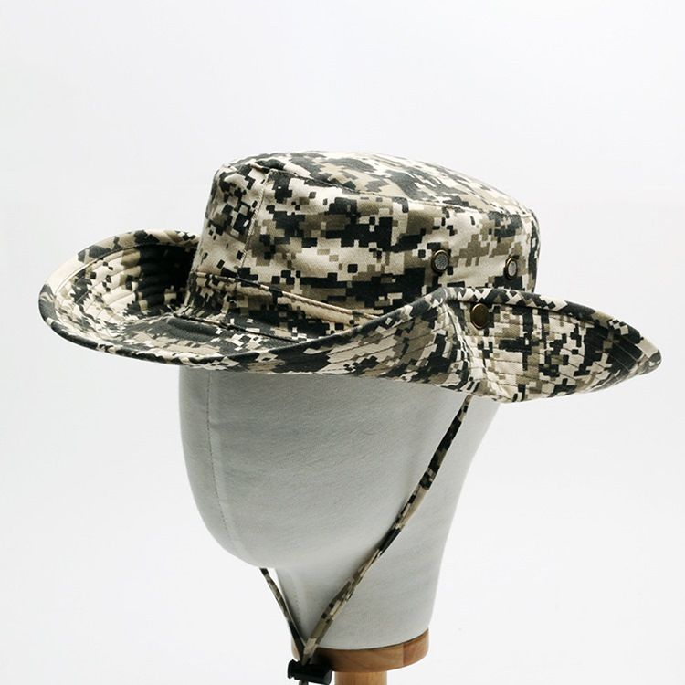 Herre Camouflage Mønster Spand Hat