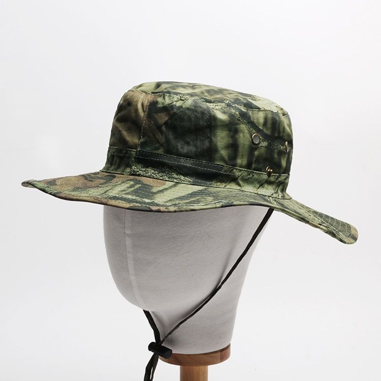 Herre Camouflage Mønster Spand Hat