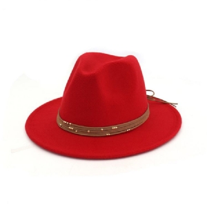 Kvinders Almindelige Uldblandinger Fedora Hat