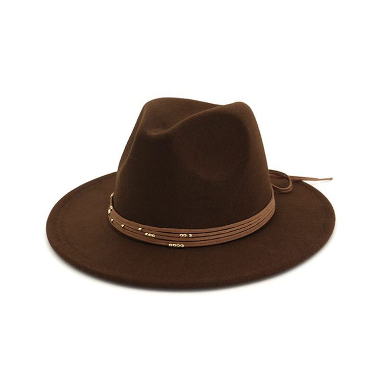 Kvinders Almindelige Uldblandinger Fedora Hat