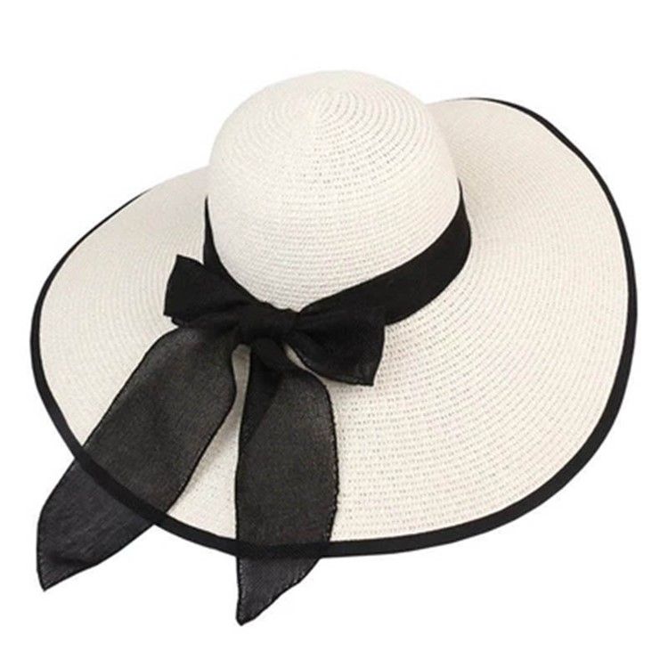 Kvinders Bowknot Sun Summer Hat