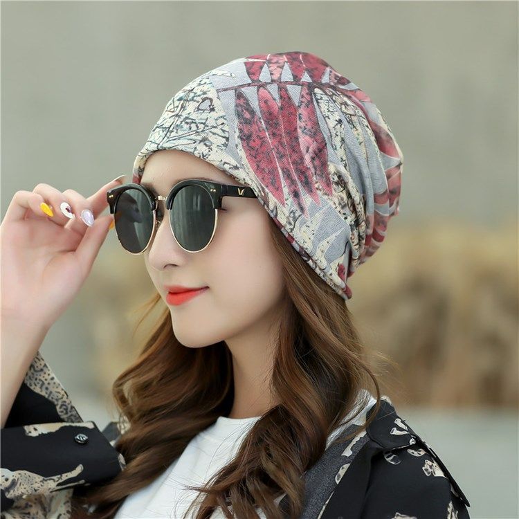 Kvinders Casual Skullies Huer Sommer Plantehue