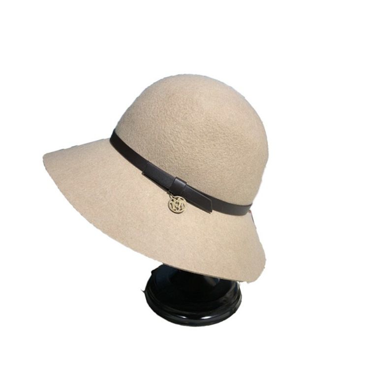 Kvinders Rene Farve Uldspand Lady Hat