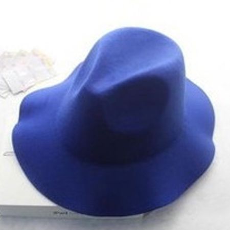 Kvinders Uldblandinger Fedora Hat Fall Plain Hatte