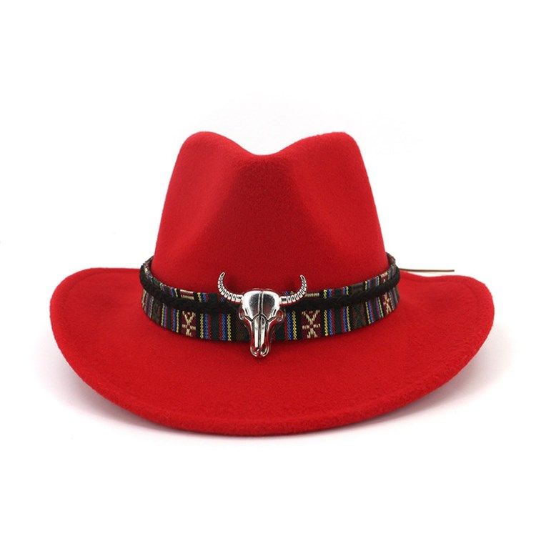 Kvinders Uldblandinger Justerbar Cowboyhat