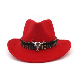 Kvinders Uldblandinger Justerbar Cowboyhat