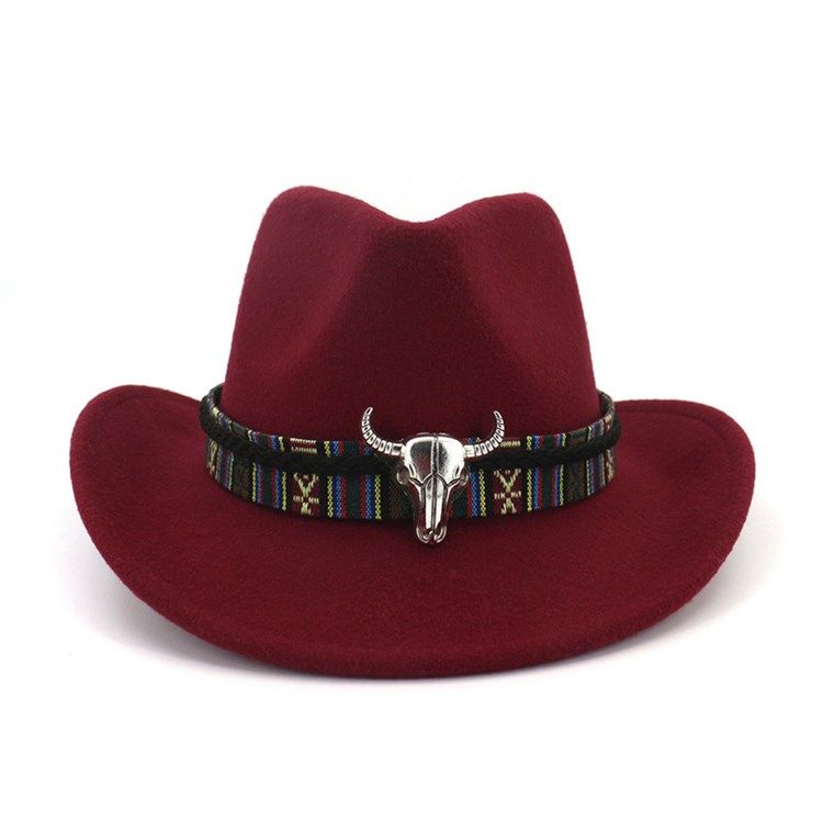 Kvinders Uldblandinger Justerbar Cowboyhat