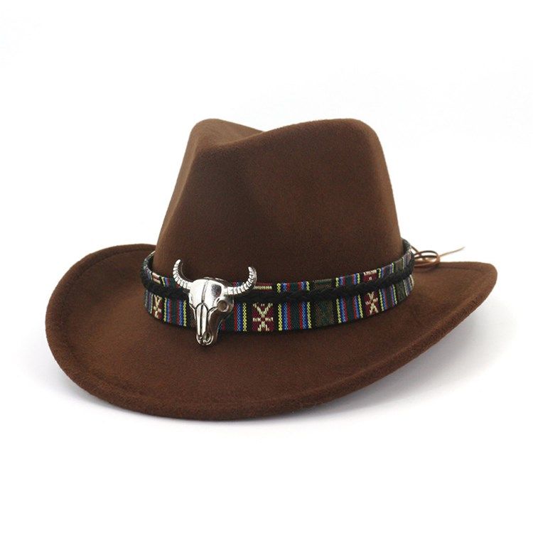 Kvinders Uldblandinger Justerbar Cowboyhat