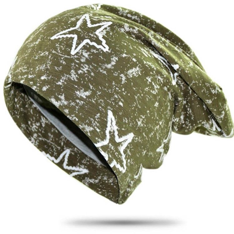 Mænds Bomuldsstjerne Fall Star Hat