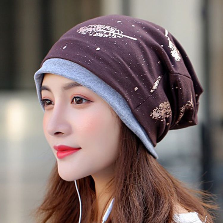 Print Skullies Huer Winter Casual Damehatte