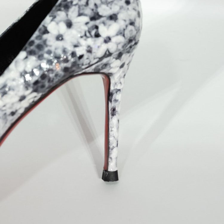 Print Spids Toe Stiletto Heel Kvinders Prom Sko