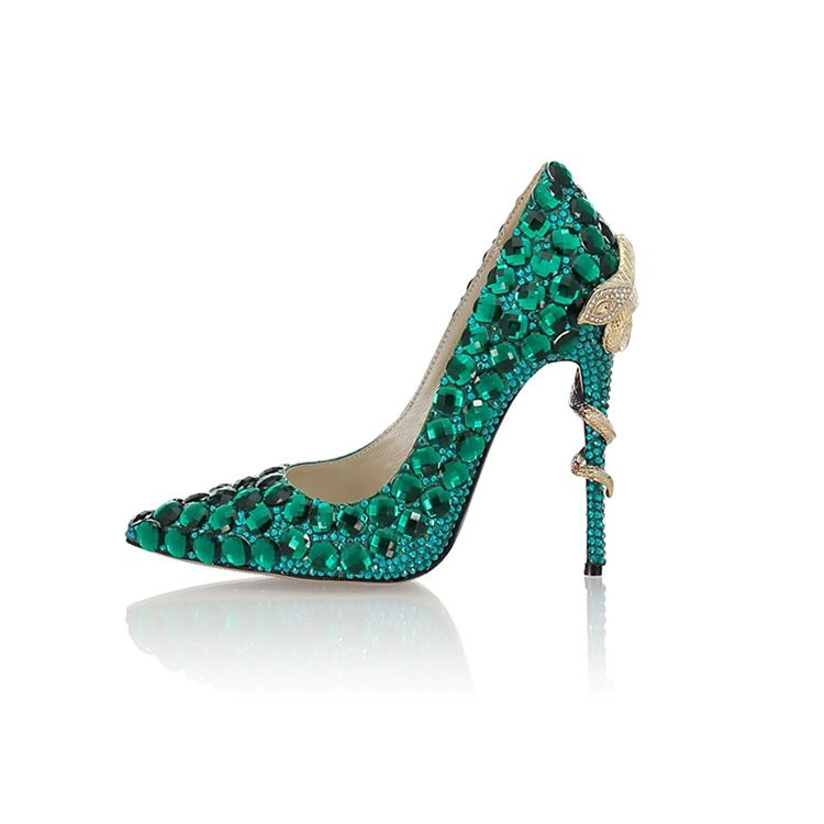 Rhinestone Slip-on Stiletto Heel Kvinders Prom Sko