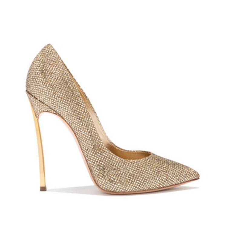 Stilethæl Rhinestone Slip-on Pumps Til Kvinder