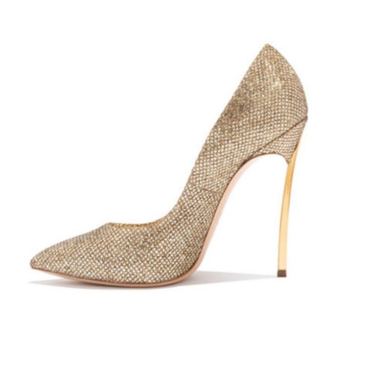 Stilethæl Rhinestone Slip-on Pumps Til Kvinder