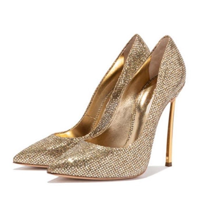 Stilethæl Rhinestone Slip-on Pumps Til Kvinder