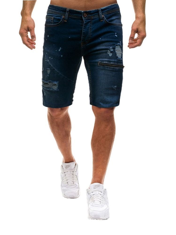 Løs Lynlås Herre Casual Shorts