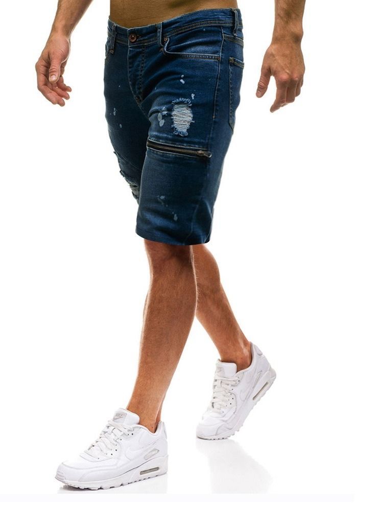 Løs Lynlås Herre Casual Shorts