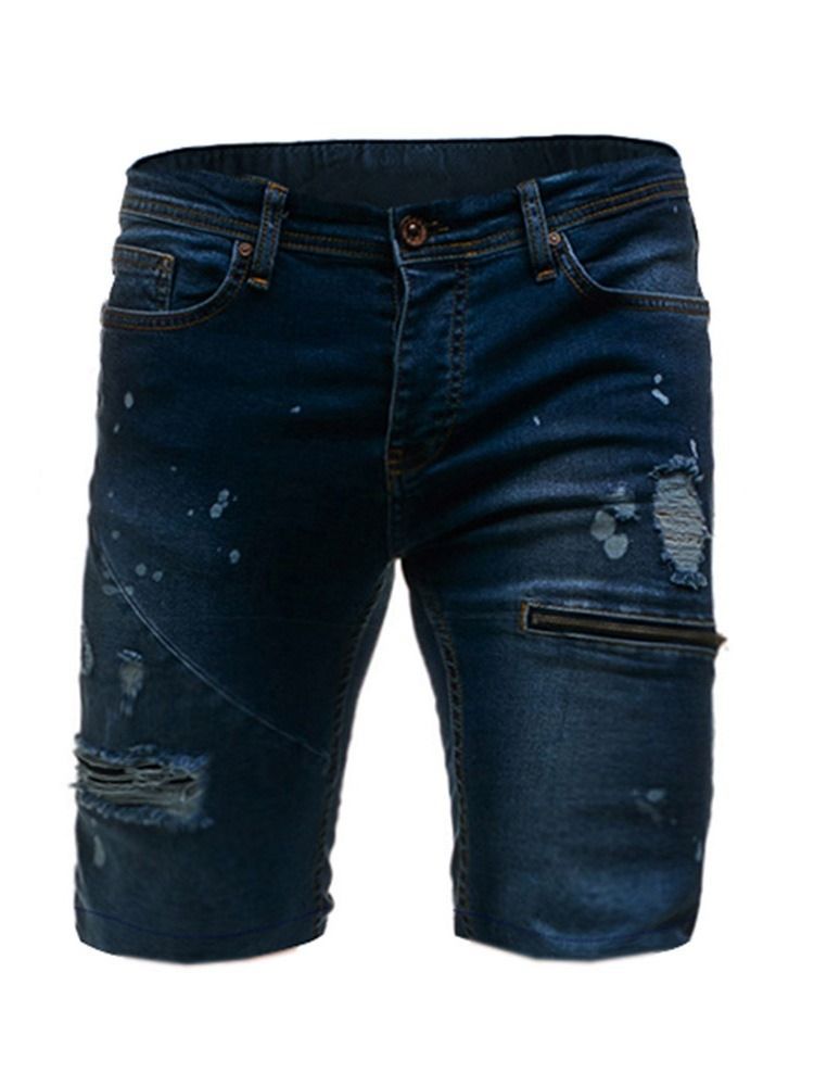 Løs Lynlås Herre Casual Shorts