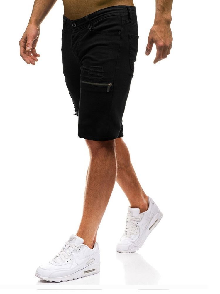 Løs Lynlås Herre Casual Shorts