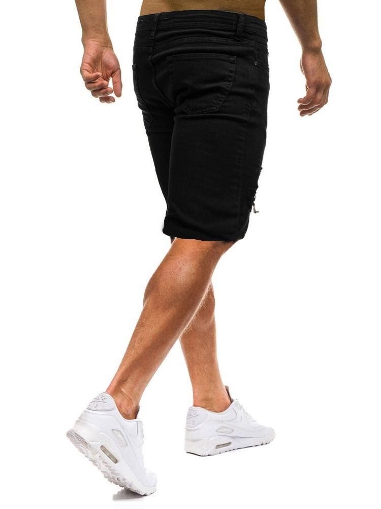 Løs Lynlås Herre Casual Shorts