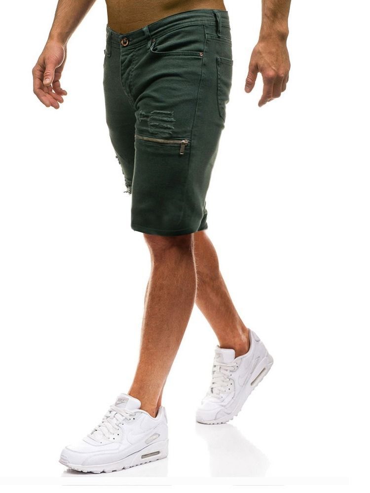 Løs Lynlås Herre Casual Shorts