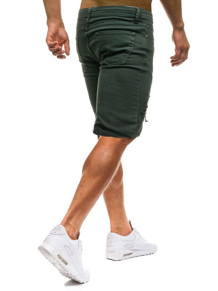 Løs Lynlås Herre Casual Shorts