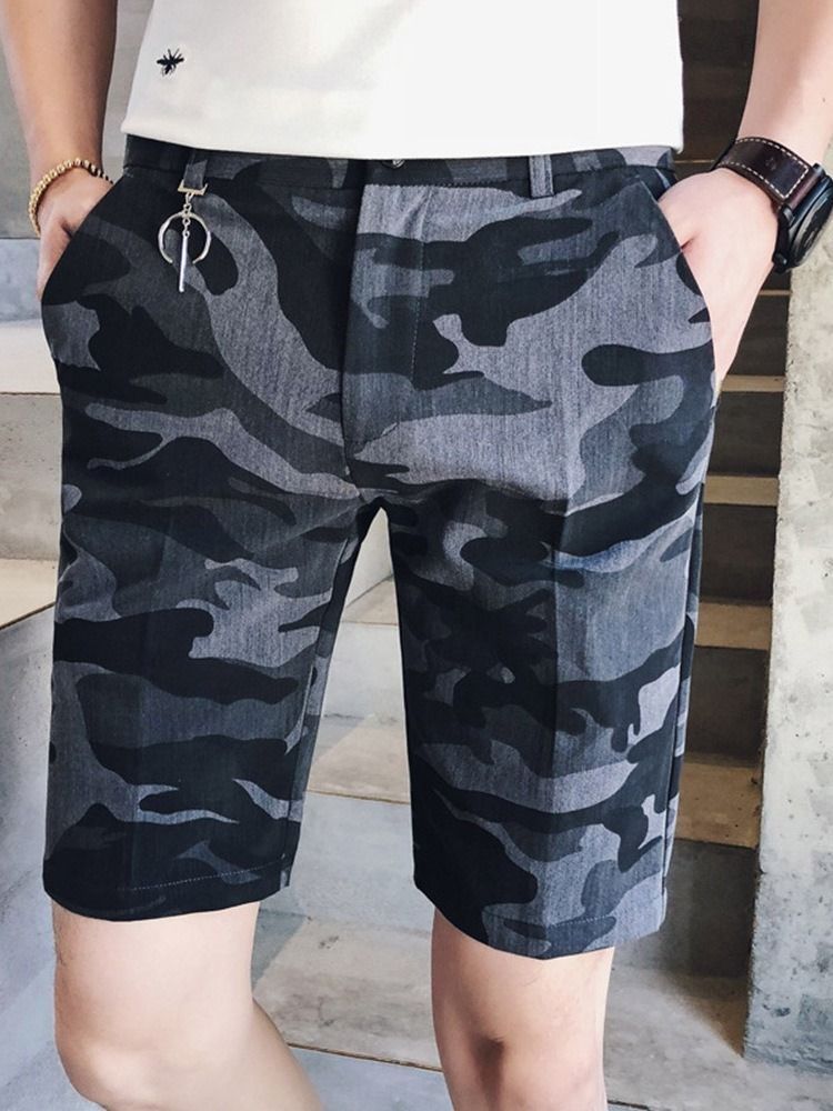 Lynlås Lige Camouflage Lynlås Herreshorts