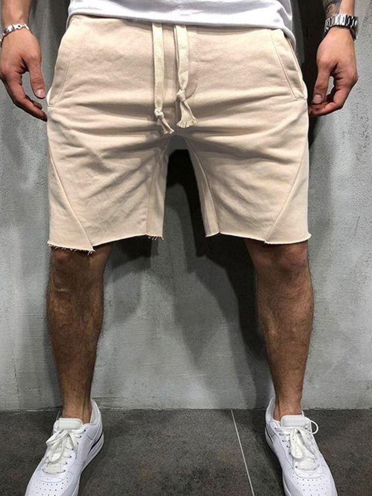 Snør-up Almindelig Casual Snør-til-mænds Casual Shorts