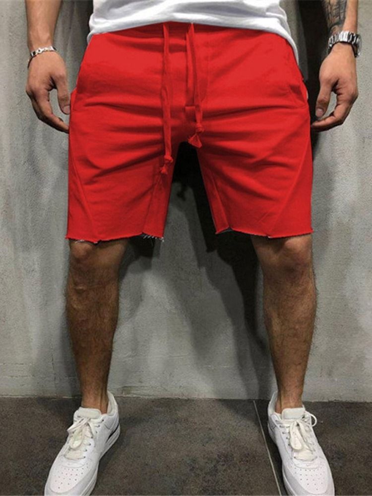 Snør-up Almindelig Casual Snør-til-mænds Casual Shorts