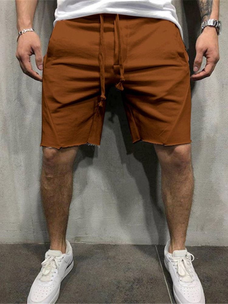 Snør-up Almindelig Casual Snør-til-mænds Casual Shorts