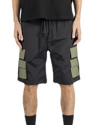 Straight Lace-up Casual Cargo Shorts Til Mænd