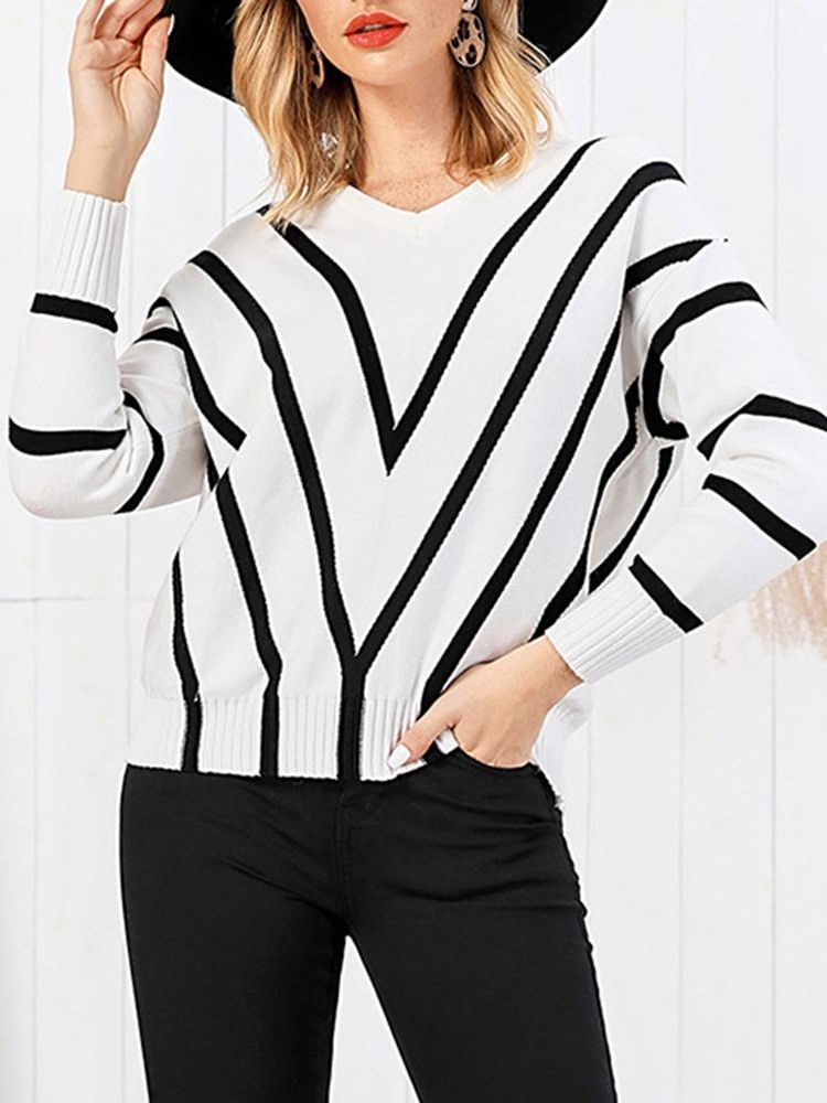 Kvinders Almindelige Standard Rund Hals Sweater