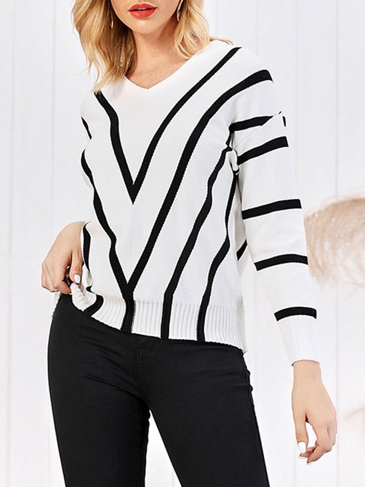 Kvinders Almindelige Standard Rund Hals Sweater